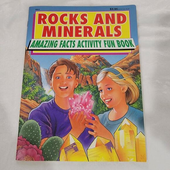 Rocks and Minerals Amazing Facts Activity Fun Book (1987, Paperback) Science Fun - Picture 1 of 8